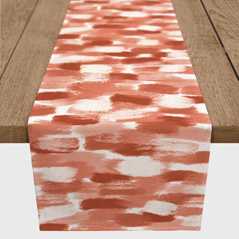 Colier Rectangle Polyester Table Runner, 90" x 16", Brown