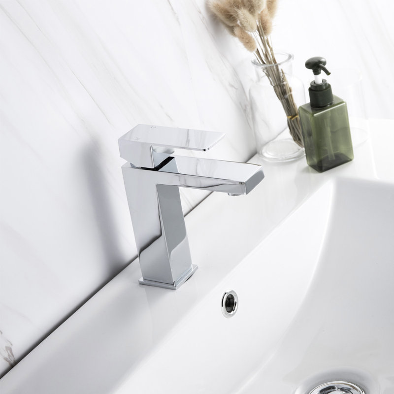 Rico Single-Hole Bathroom Faucet, Chrome