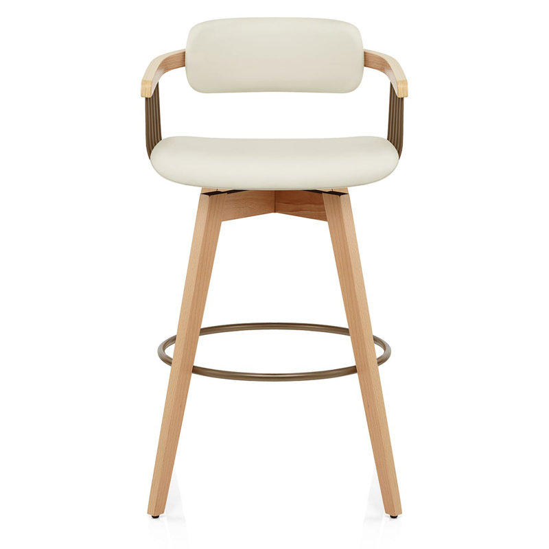Cream Yes Bar Stool
