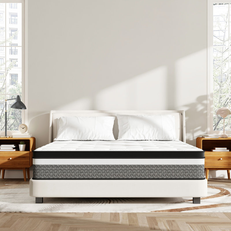 Matelas à ressorts ensachés 10 po 12 po 14 po, Lit simple, 10"