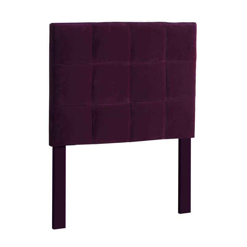 Tête de lit tapissier Choco, Simple, Mauve