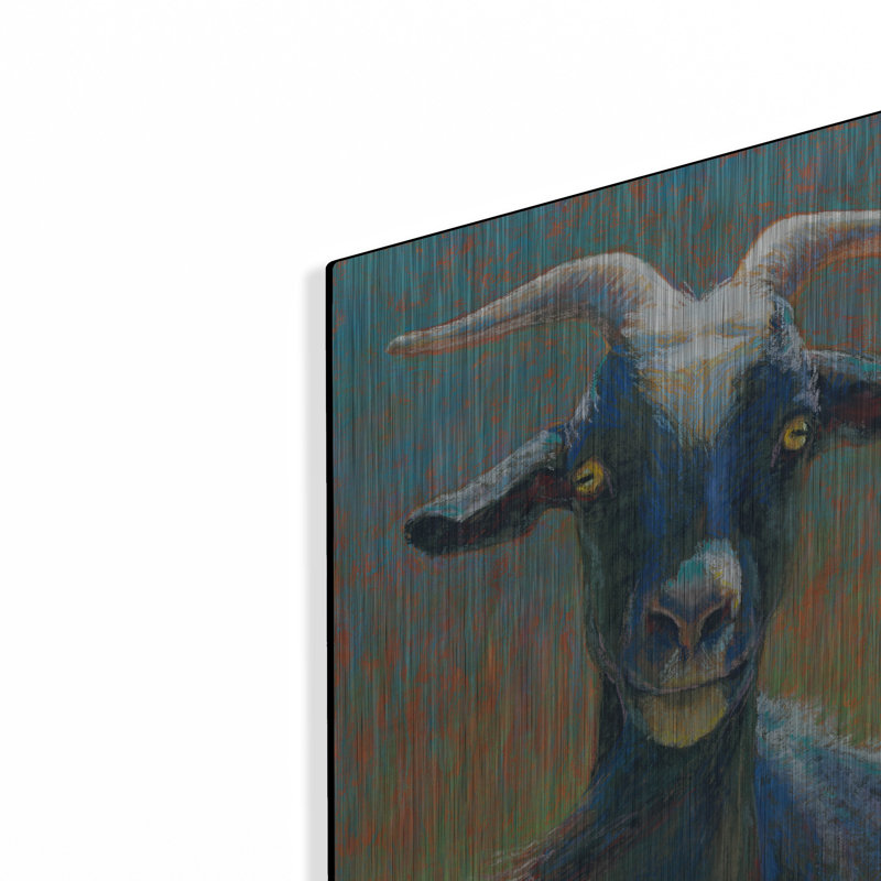 «George B» par Rita Kirkman, art mural en métal, H 24 po x l 16 po