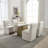 360 Degree Swivel Upholstered Dining Chairs Set of 2 with Hidden Storage for Living