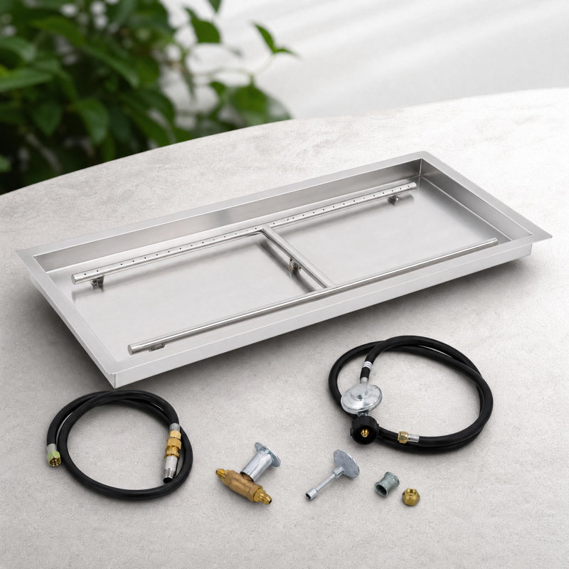 Fire Pit Accessory, 2cm H x 26.5cm W x 10.5cm D