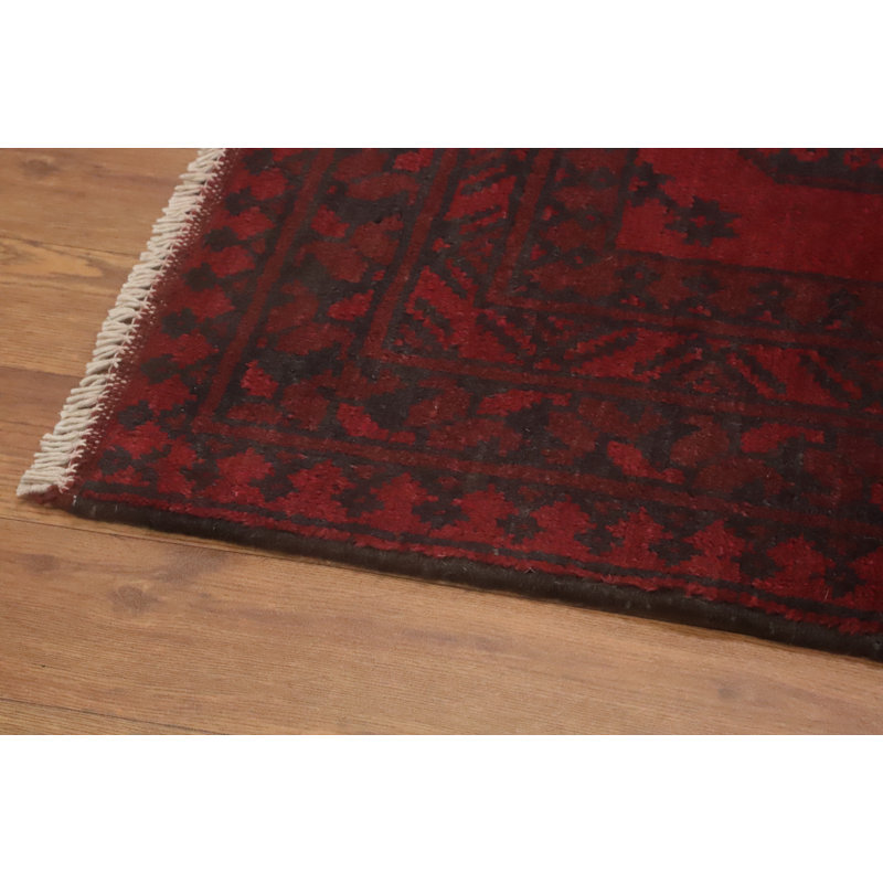 Tapis de vestibule oriental afghan Elephant