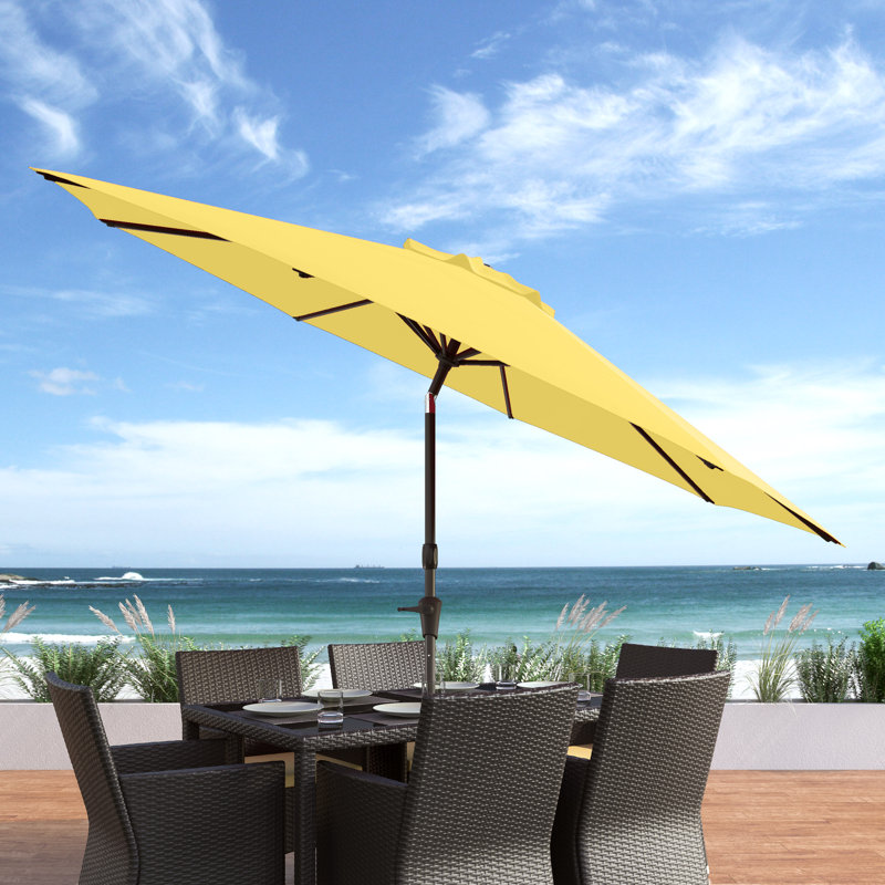 Parasol de marché 9,8 pi Bryn, Jaune