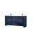 Lafarre 72 in W x 20 in D Double Bath Vanity and Gun Metal Faucet Set-113057314-104786881
