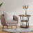 Jalane Tall End Table with 2 USB Ports, 2 Power Outlets, and 3-Tier Storage Shelves-13401339
