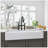 37"L X 19" W Farmhouse/Apron Front White Kitchen Sink