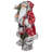 24" Snowflake Santa Claus with Staff and Mittens Christmas Figure