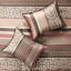 Édredon 7 pièces rouge très grand, avec motifs géométriques, facile à laver, édredon, taies décoratives, coussins décoratifs, jupe de lit rouge, rembourrage fascinant, lavable à la machine,-121318464-121318463