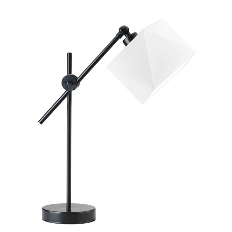 Cabezas 50 cm Black Desk Lamp, White