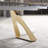 Geneviene 35 " Extendable Rectangular Granite Top Dining Table