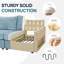 Canapé modulaire 6 places avec rangement caché, canapé convertible avec coussins moelleux-877638170