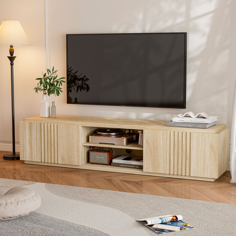 Casmin TV Stand for TVs up to 75", Beige