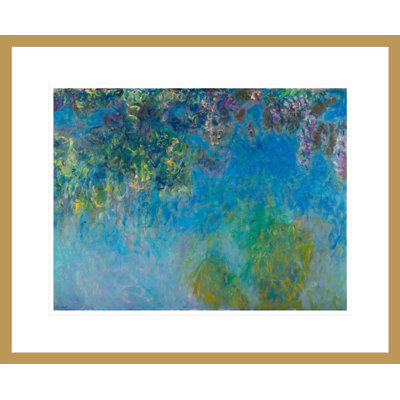«Wisteria» par Claude Monet, impression giclée encadrée