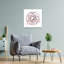 Affiche contemporaine d'escarpins roses chics-1905150364