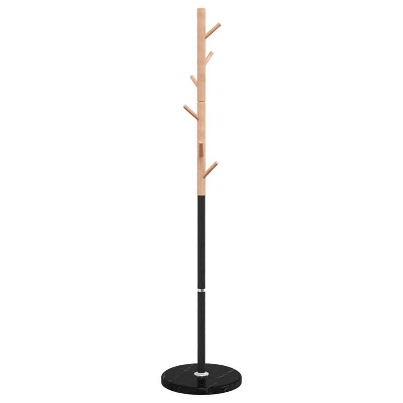 Ober Iron Freestanding Coat Rack, Black