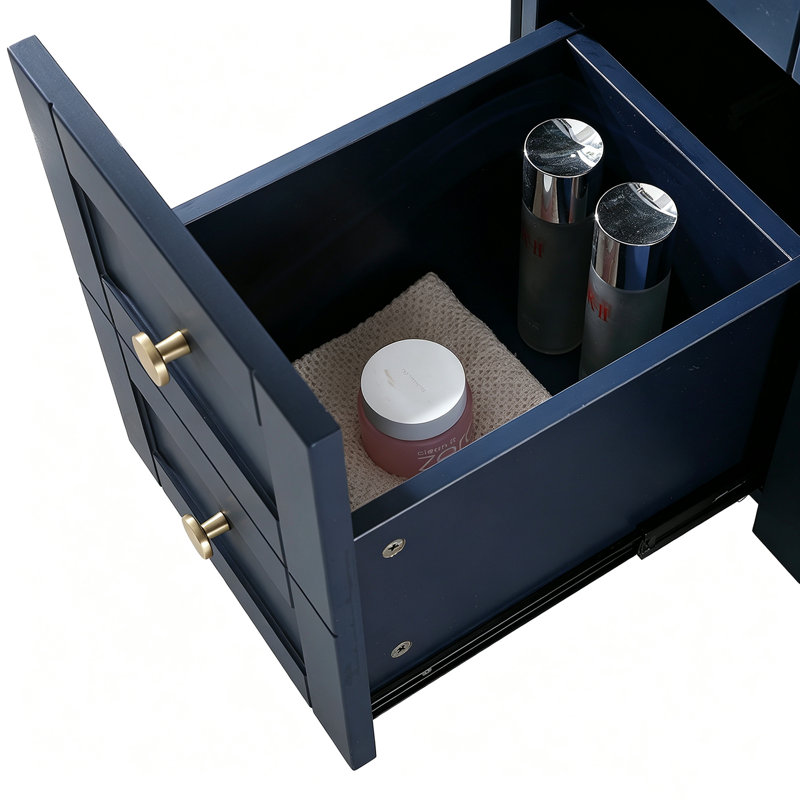 Meuble-lavabo simple 30 po avec plateau en céramique intégré