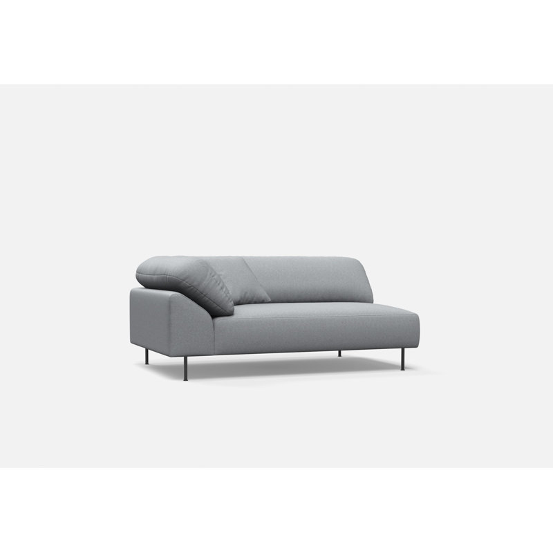 Collar Open End Right (Arm Left), Right Hand Facing, Polyester, Light Gray