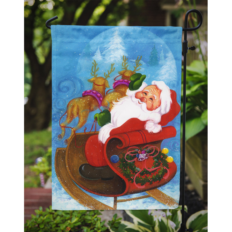 Drapeau de Noël Tambo Christmas, H 15 po x l 11 po