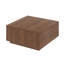 Table basse carrée 33,25 po à 4 tiroirs