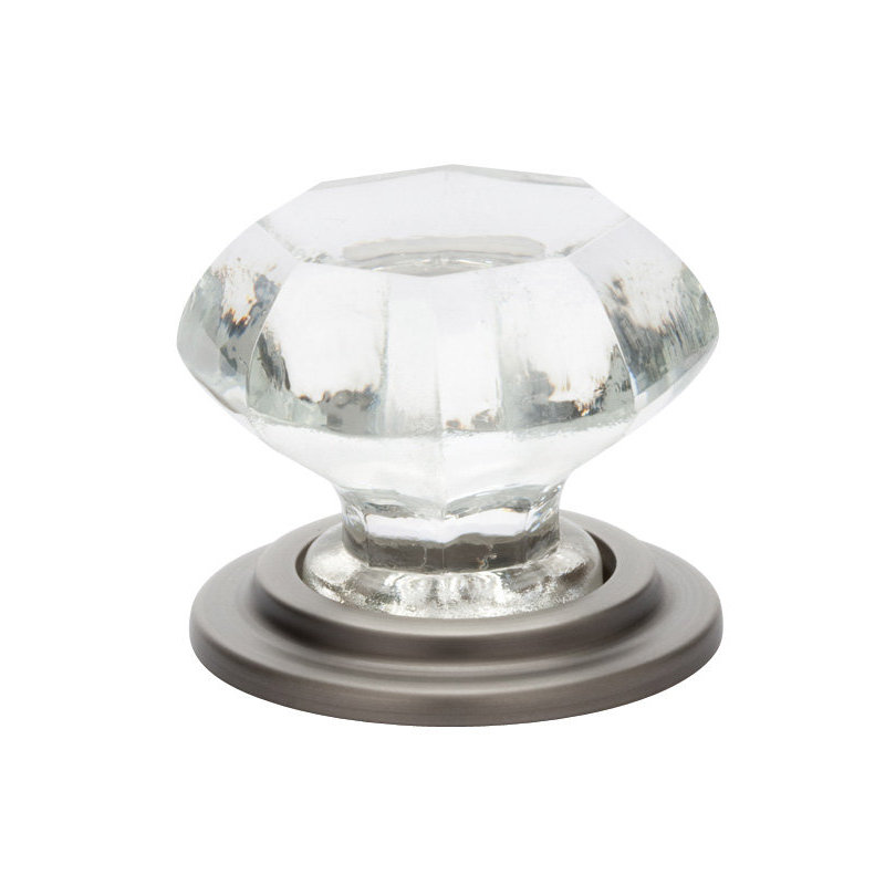 Old Town 1 3/4" Diameter Mushroom Knob, Pewter