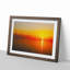 Reflection of an Orange Sunset in Abstract - Picture Frame Graphic Art Print-55778535-55778534