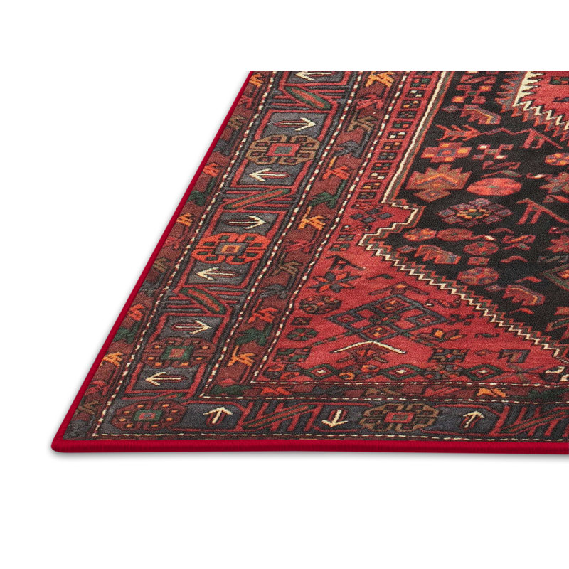 Tapis rouge à motif sud-ouest, Rectangle 5 pi x 7 pi