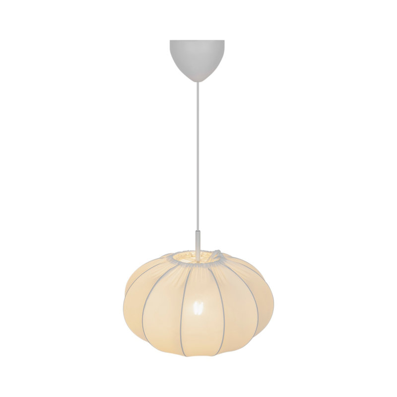1 - Light Satin Geometric Pendant, 30cm x 40cm