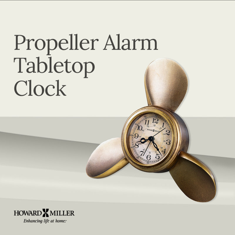 Propeller Arm Maritime Table Clock