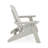 Dark Gray Adirondack Chair – Sturdy HDPE Poly Lumber For Poolside, Patio, And Garden Relaxation-1811547966