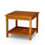 Longs Peak Eucalyptus 2-Shelf Side Table, Espresso