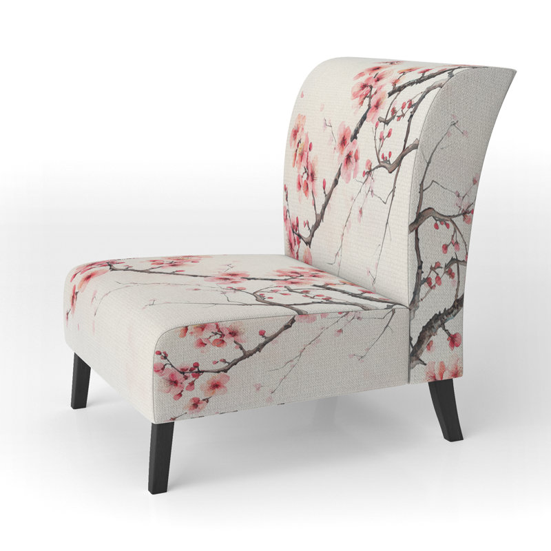 Fauteuil de chambre Cherry Blossom, Pantoufle sans accoudoirs