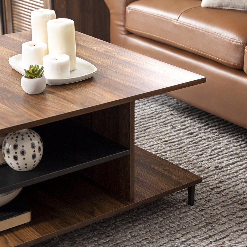 Dominga Coffee Table, Dark Wlanut