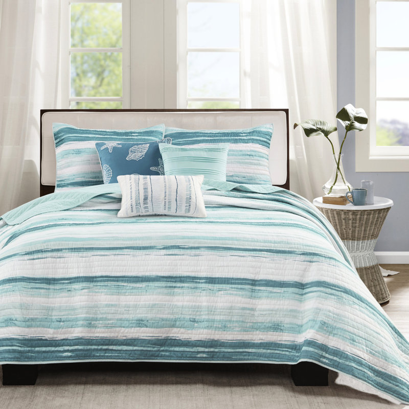 Courtepointe très grand / très grand avec 6 pièces - Microfibre douce pour une nuit de détente Coussins décoratifs