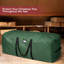 Sac de rangement pour arbre de Noël robuste pour arbres artificiels de 9 pi, boîte d'arbre de Noël imperméable avec roulettes et fermeture à glissière, grand contenant de rangement pour décoration des Fêtes