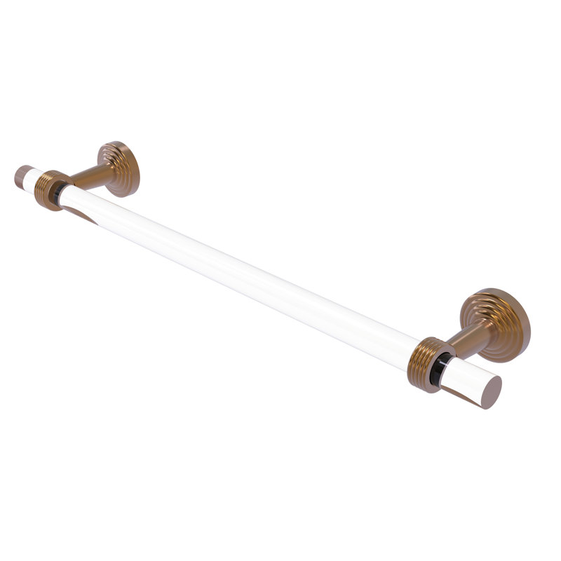 Barre à serviettes murale Pacific Beach, Bronze brossé, H 3,985 po x l 34 po x P 2,2 po