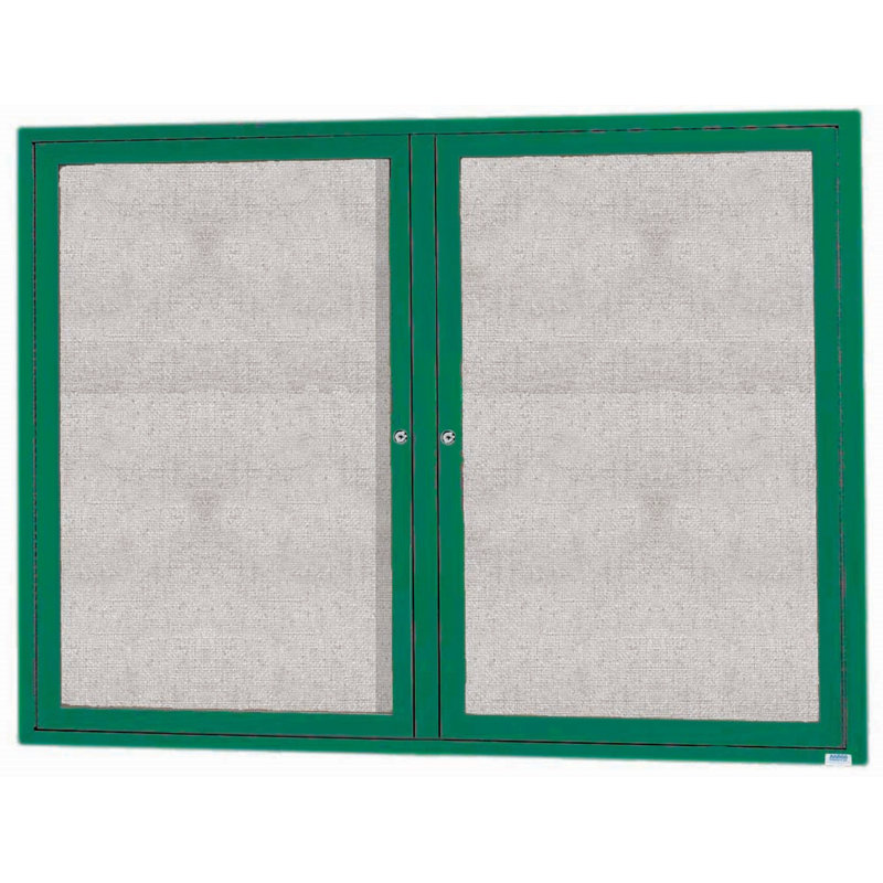 Tableau d'affichage mural extérieur pour l'extérieur, Vert, Deux, H 36 po x l 48 po