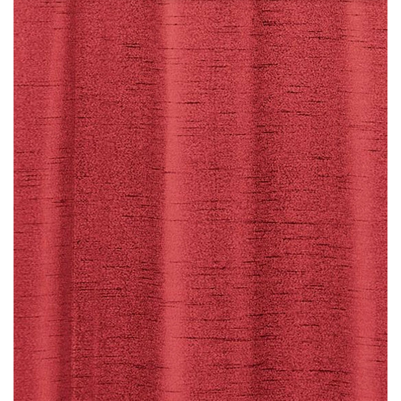  Ensemble complet de rideaux et cantonnière de cuisine 3 pièces Brandi, Rouge