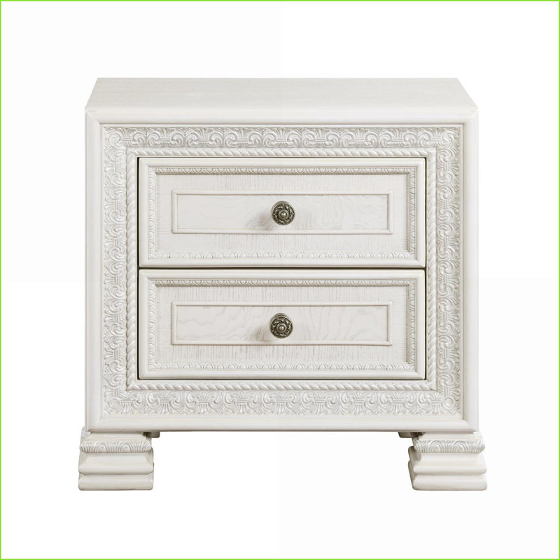 Table de chevet 2 tiroirs Classic Luxury