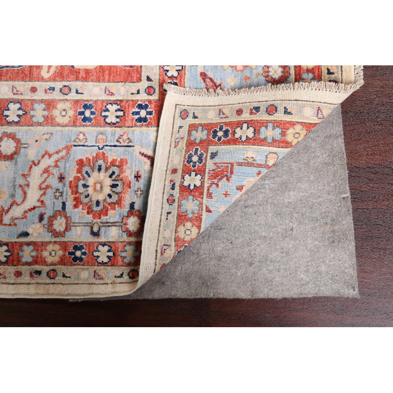 Tapis végétal à teinture végétale Ziegler noué à la main 10 x 14