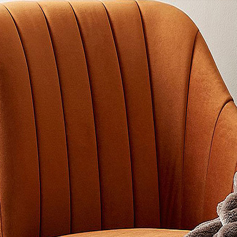 Chaise moderne et élégante, Orienté à gauche (vu de face), Orange
