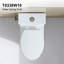 Toilette une pièce Arlo, fauteuil brut 10 po, hauteur de chaise ADA 17,3 po, chasse double 1,1 / 1,6 GPF, conception allongée et peu encombrante.-100254819