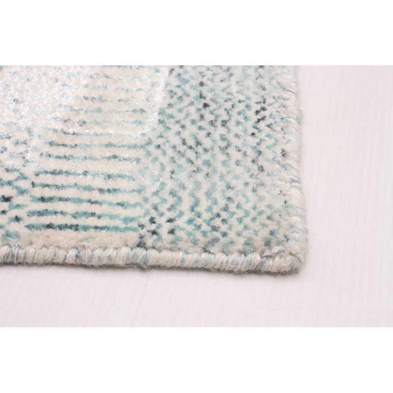 Tapis unique en laine nouvel âge 9 pi 2 po x 11 pi 11 po