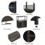 Cabinet/Enclosed Storage Wine Bottle Rack White