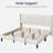 Multi-sized Upholstered Bed Frame with Channel Tufted Headboard-114902995-124323809
