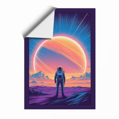Solitary Explorer Modern - Framed Print