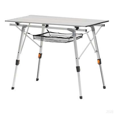 Couche de maille pliante en aluminium pour table de camping