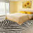 Area Rugs for Living Room: Modern Washable Rug - Abstract Black and Cream White Rug for Bedroom Dining Room Office Playroom Nursery Home Decor - Nonslip Non-Shedding Striped Rugs-198004711